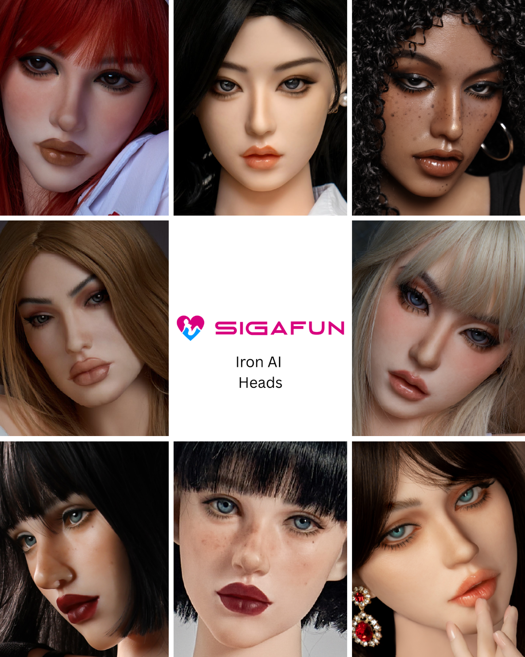 Sigafun Iron AI Heads, Sigafun, , SRSD