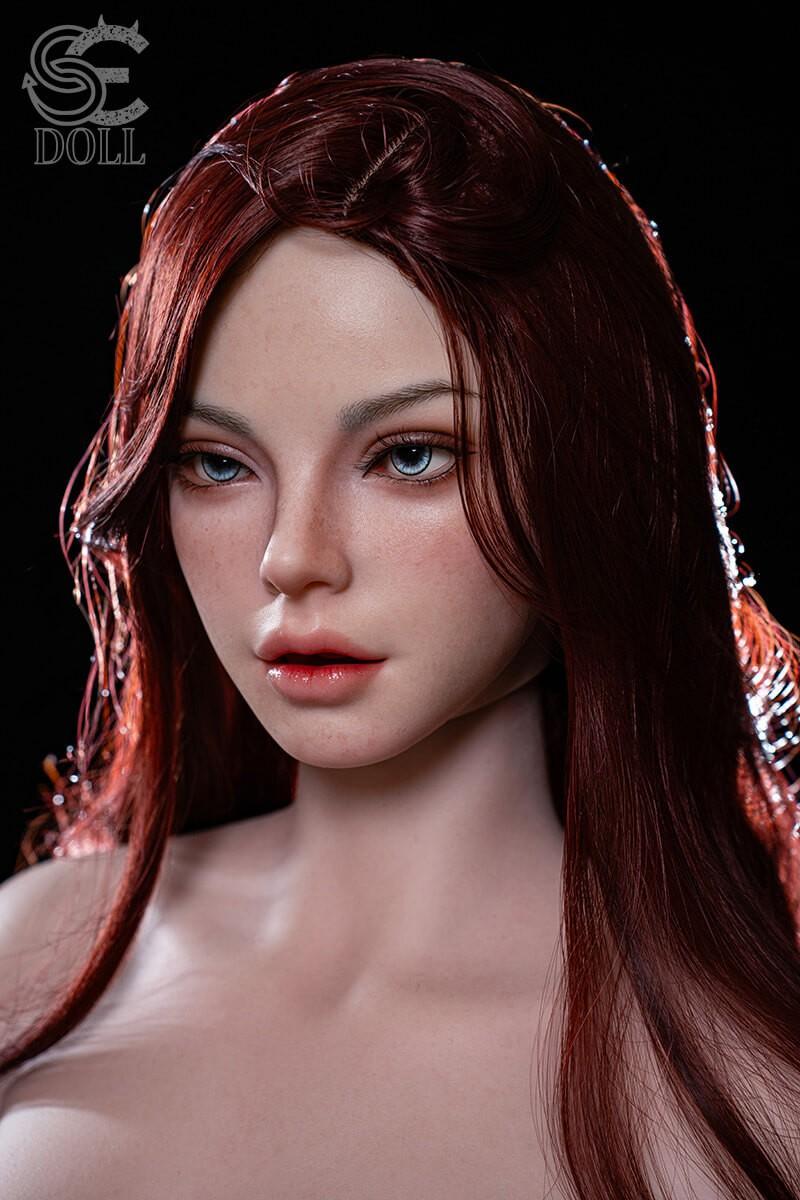 107cm (3ft6") H-Cup Redhead Silicone Sex Doll Torso Scarlett Reed.A - In Stock | US Only