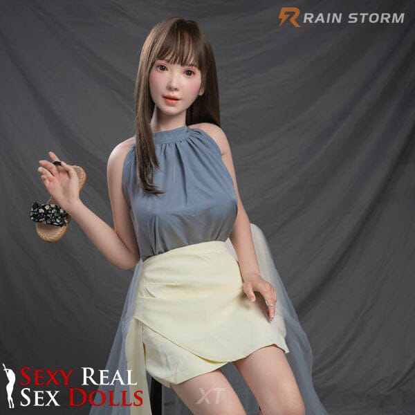 XT Dolls 163cm (5ft 3') F-Cup Creampie Horny Asian Secretary Silicone Sex Doll - Etsuko