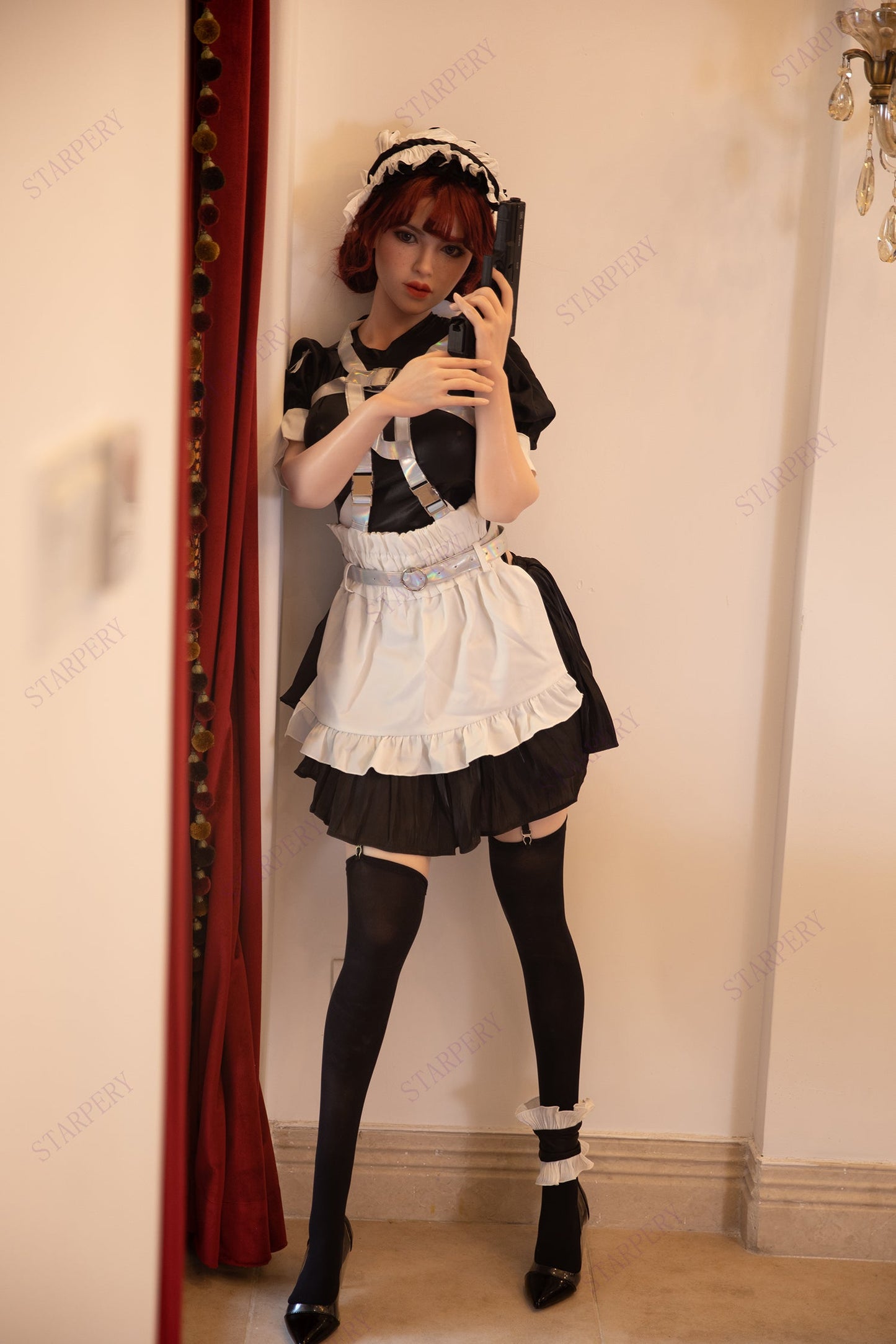 171cm (5ft7") French Maid Custom Sexdoll Silicone - D-Cup - Iris