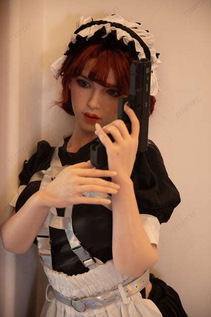 171cm (5ft7") French Maid Custom Sexdoll Silicone - D-Cup - Iris