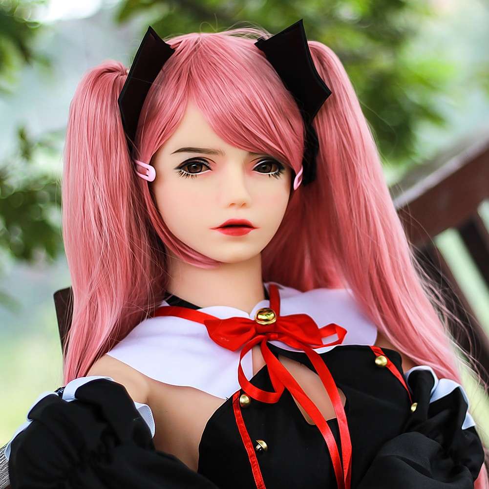 148cm (4ft10") Pink Hair Anime TPE Sex Doll – Head #97, SY Dolls, , SRSD