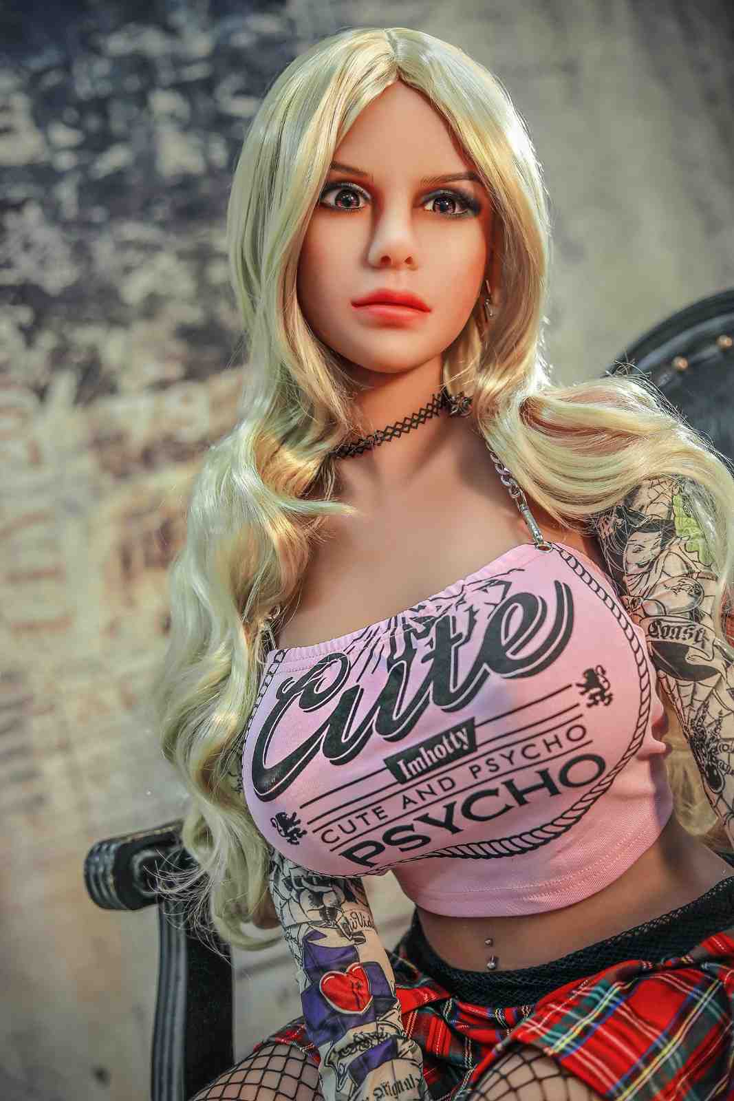 140cm (4ft7") Busty Blonde in Tanned Skin- In Stock | Europe Only
