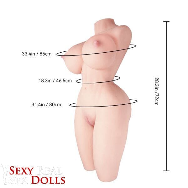 72cm (2ft4') Busty Sex Doll Torso, Tantaly Dolls, , Sexy Real Sex Dolls