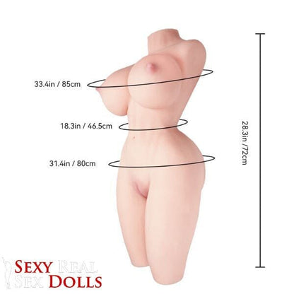 72cm (2ft4') Busty Sex Doll Torso, Tantaly Dolls, , Sexy Real Sex Dolls