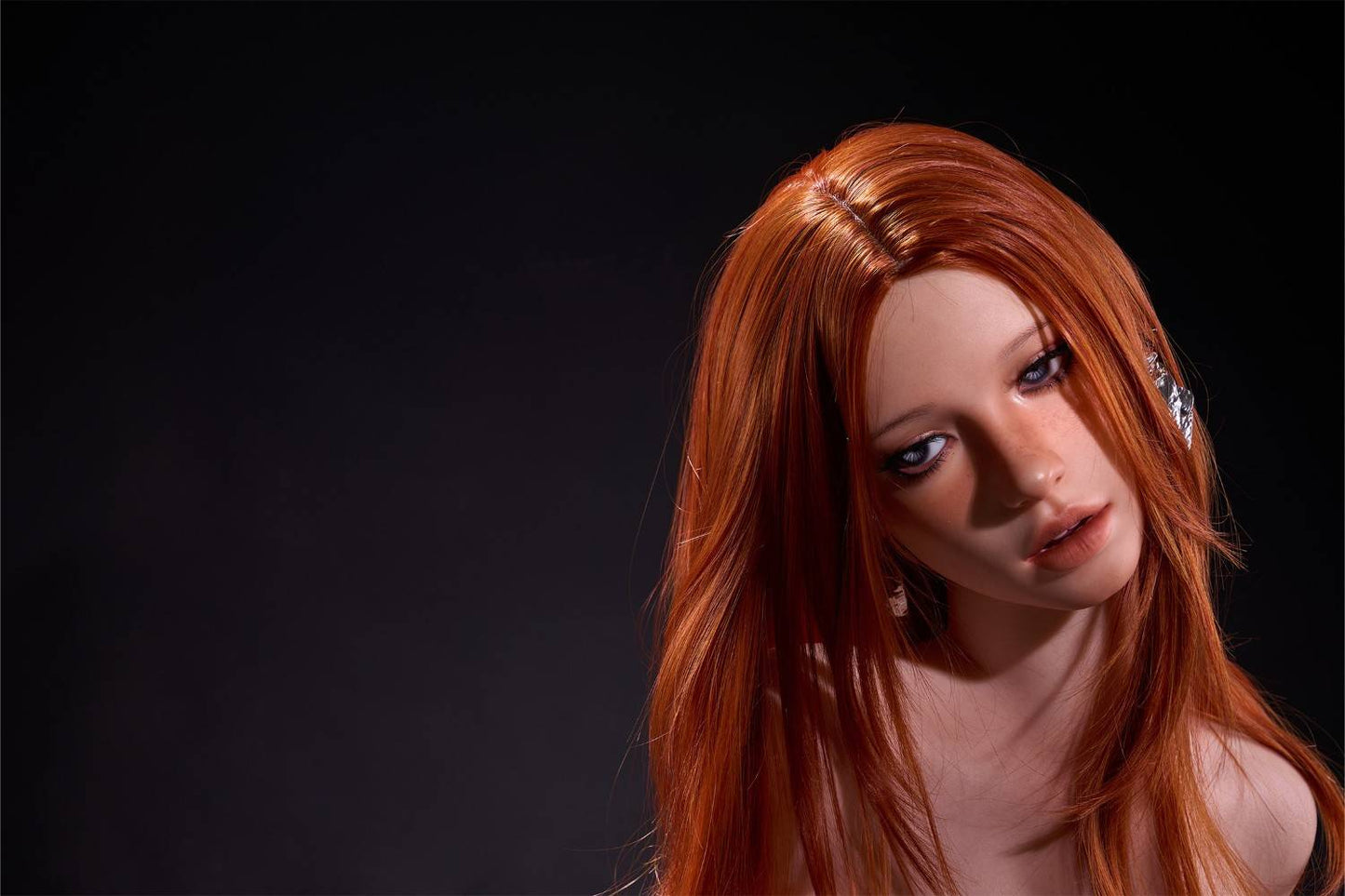 102cm (40.1") BBW Redhead Silicone Torso Doll – Marina