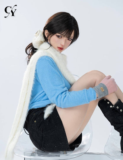 168cm (5ft6") Asian Tender Silicone Sex Doll - F-Cup - Bingbing