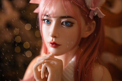 160cm (5ft3") C-Cup Silicone Head with TPE Body Anime Kitty Sex Doll - In Stock | EU Only
