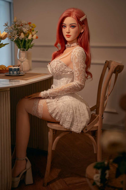 160cm (5'3) C-cup Sex Doll Pink Hair Anime Asian with Silicone Head and TPE body - In Stock | US Only