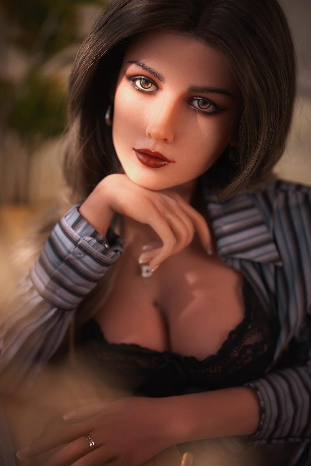 166m (5ft5') C-Cup Silicone Head Sex Doll with TPE Body - In Stock | US Only