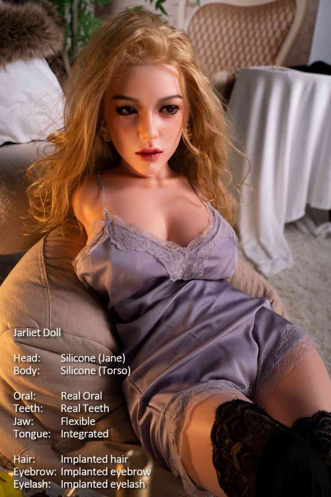80cm (31.5") ROS Petite Blonde Silicone Torso Sex Doll - Jane