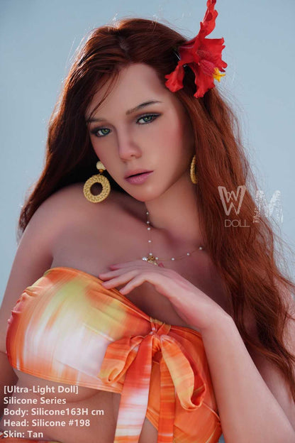 163cm (5ft4") BBW Ultra Lightweight Silicone Sex Doll - H-Cup