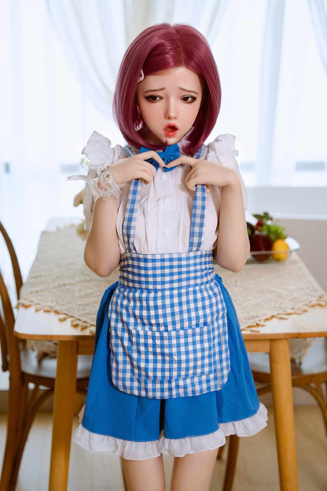 150m (4ft 11') A-Cup Full Silicone Cherry Lips Anime Doll - In Stock | US Only