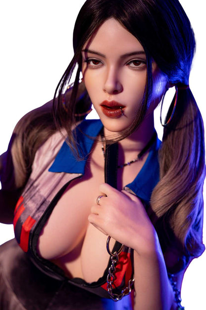 164cm (5ft4") Movable Jaw Head and Silicone Body Gothic Sex Doll - In Stock | US Only