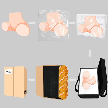 27cm (10.6") Removable Vagina Big Butt Sex Doll Torso – Daisy PRO