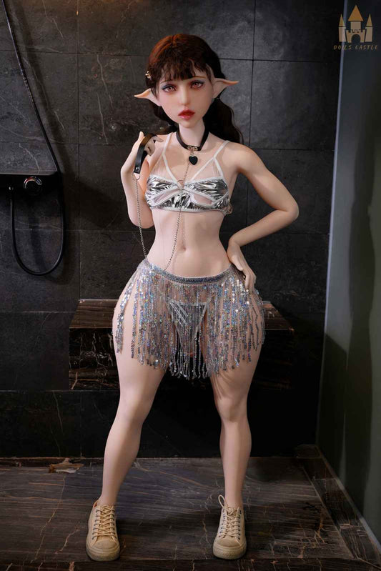 148cm (4ft8") Elf Femboy Hybrid Sex Doll - B-Cup