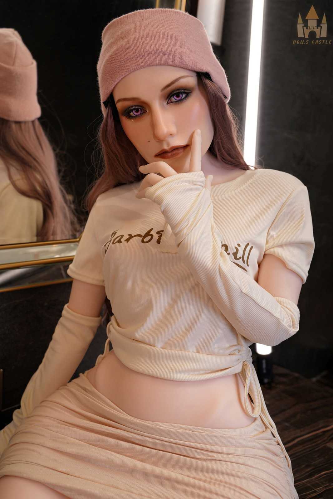 148cm (4ft8") Sensual Femboy Hybrid Sex Doll - B-Cup - Jovelle