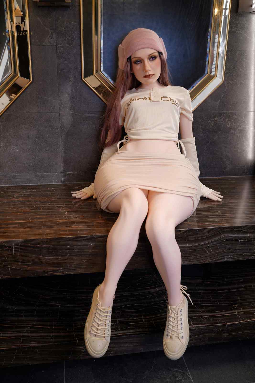 148cm (4ft8") Sensual Femboy Hybrid Sex Doll - B-Cup - Jovelle