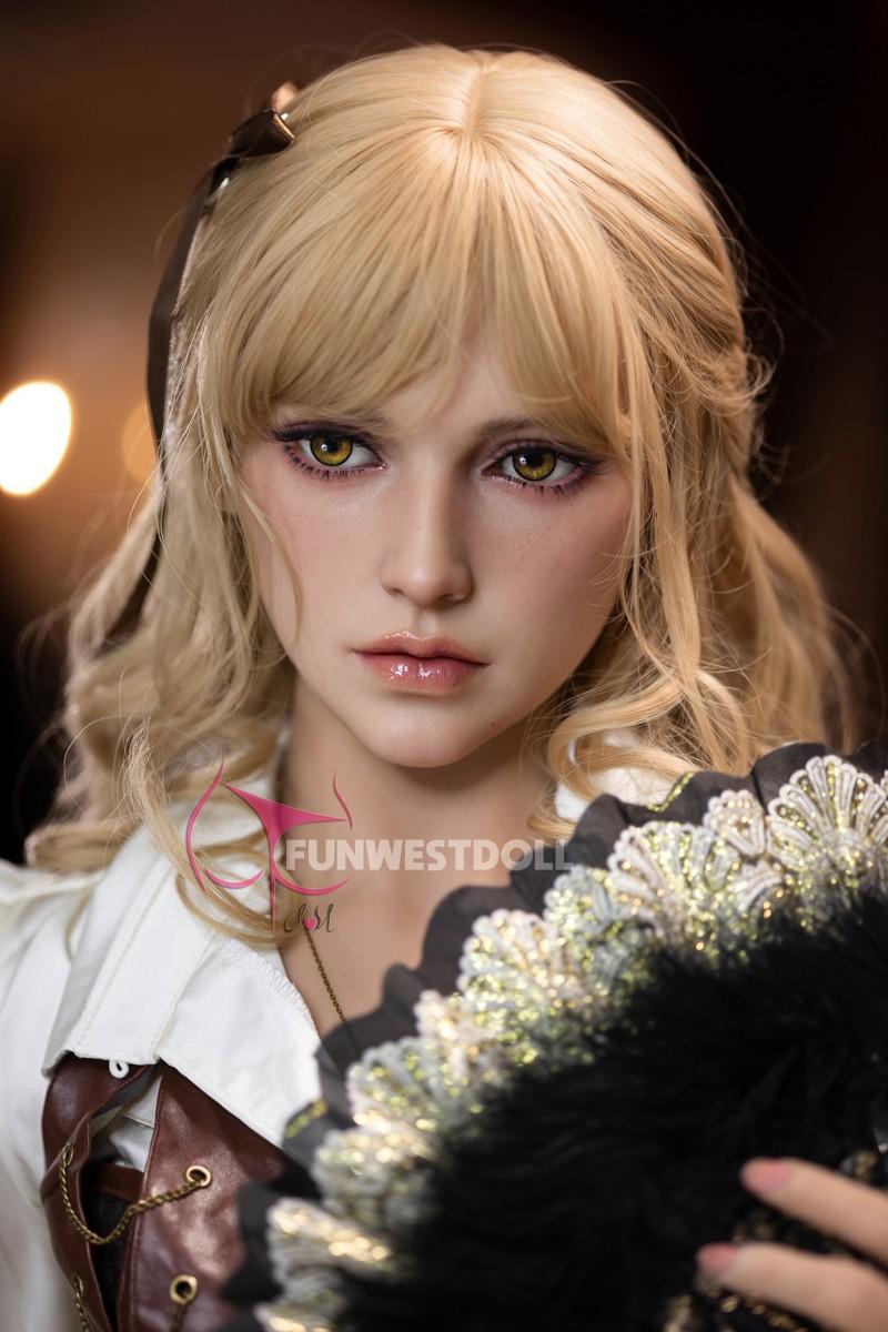 FunWest Doll 157cm (5ft2") Elegant Blonde German TPE Sex Doll - C-Cup - Bella - In Stock | USA