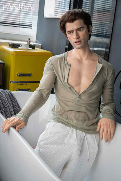 173cm (5ft8") Male Silicone ROS Sex Doll – Carter