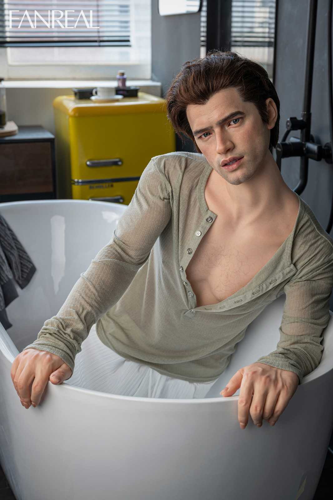 173cm (5ft8") Male Silicone ROS Sex Doll – Carter