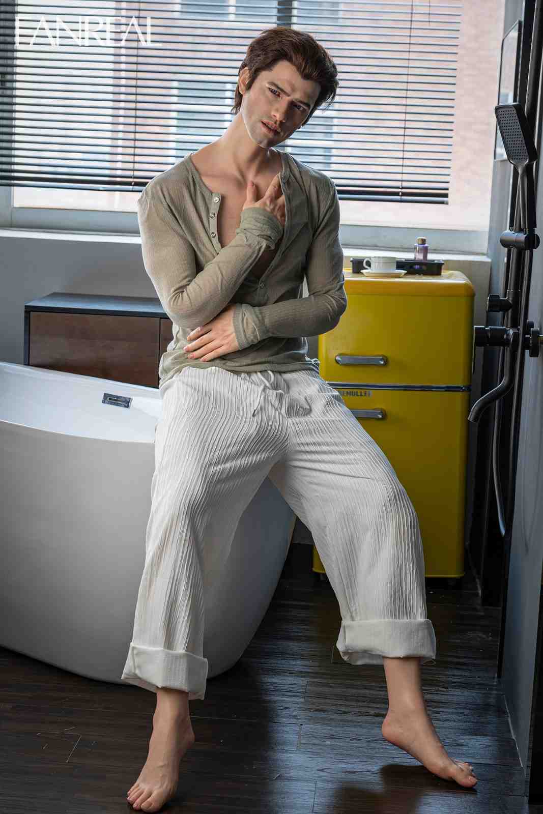 173cm (5ft8") Male Silicone ROS Sex Doll – Carter