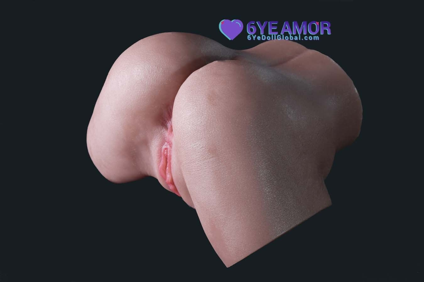 17.5cm (6.9") Masturbator Double Holes Leg Spread (Model# LY0001)