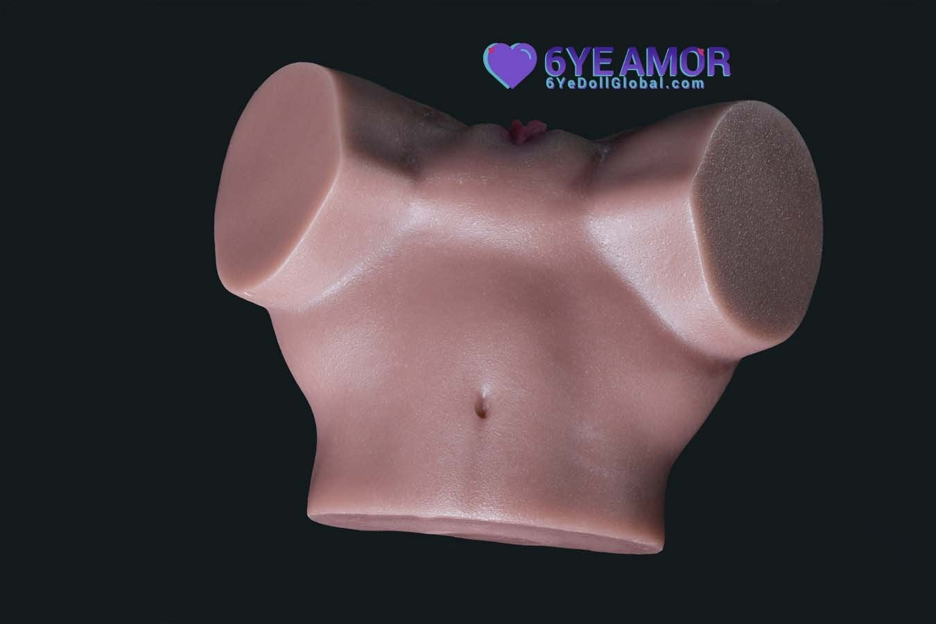 17.5cm (6.9") Masturbator Double Holes Leg Spread (Model# LY0001)