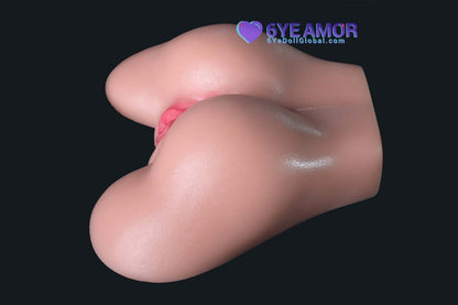 8.5cm (3.3") Doggy Style Vagina and Anus Masturbator (Model# LY0002)