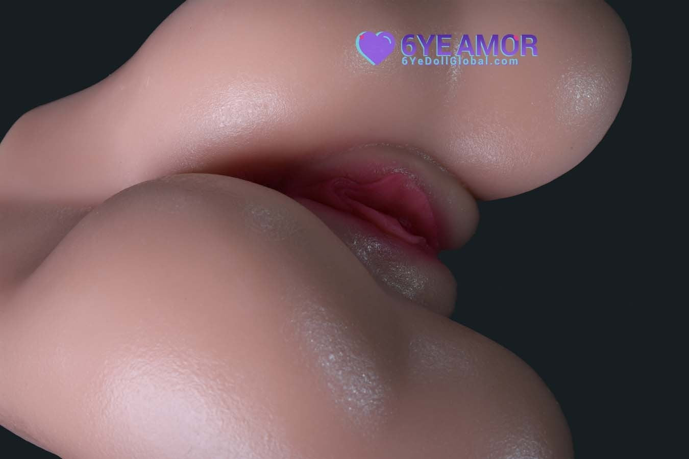 8.5cm (3.3") Doggy Style Vagina and Anus Masturbator (Model# LY0002)