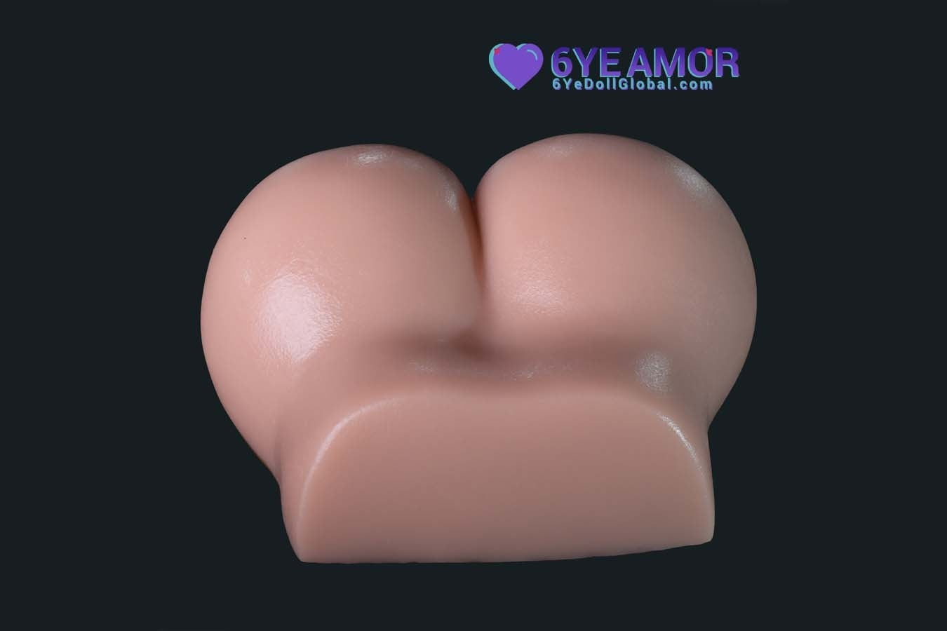 11cm (4.3") Round Butt with Plump Butt Hole Masturbator (Model# LY0003)