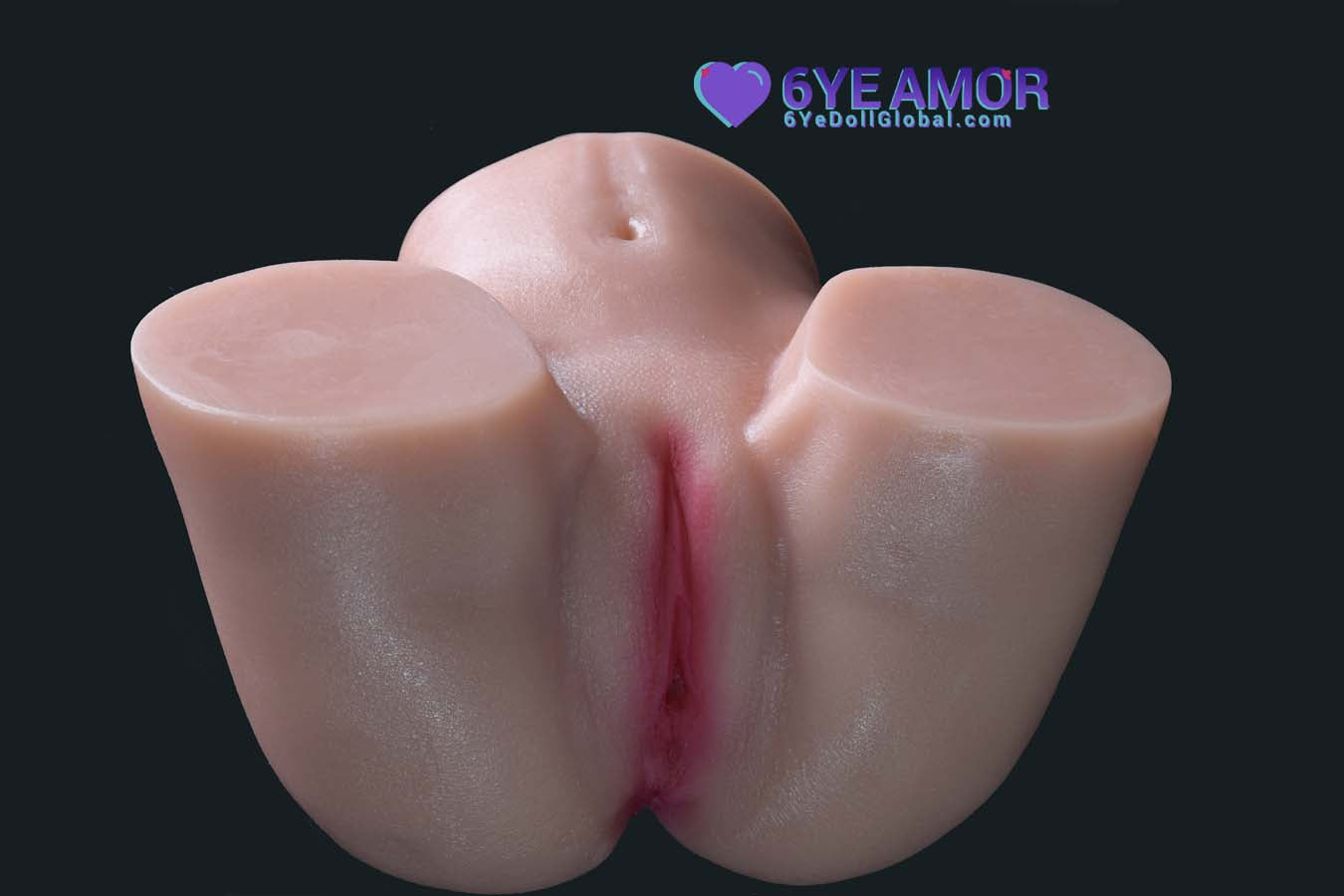 13cm (5.1") Double Holes Huge Ass Masturbator (Model# LY0006)