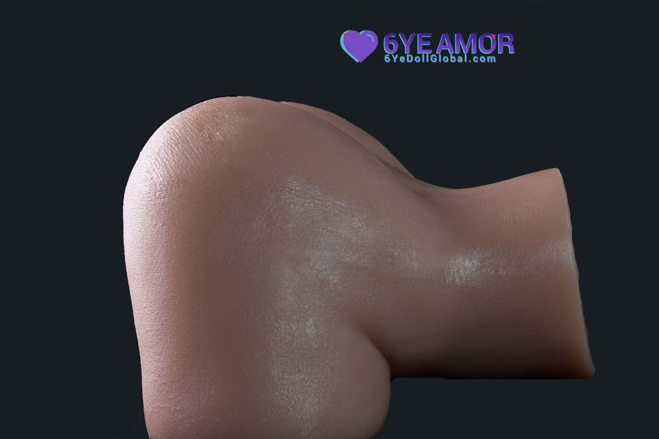 13cm (5.1") Double Holes Huge Ass Masturbator (Model# LY0006)