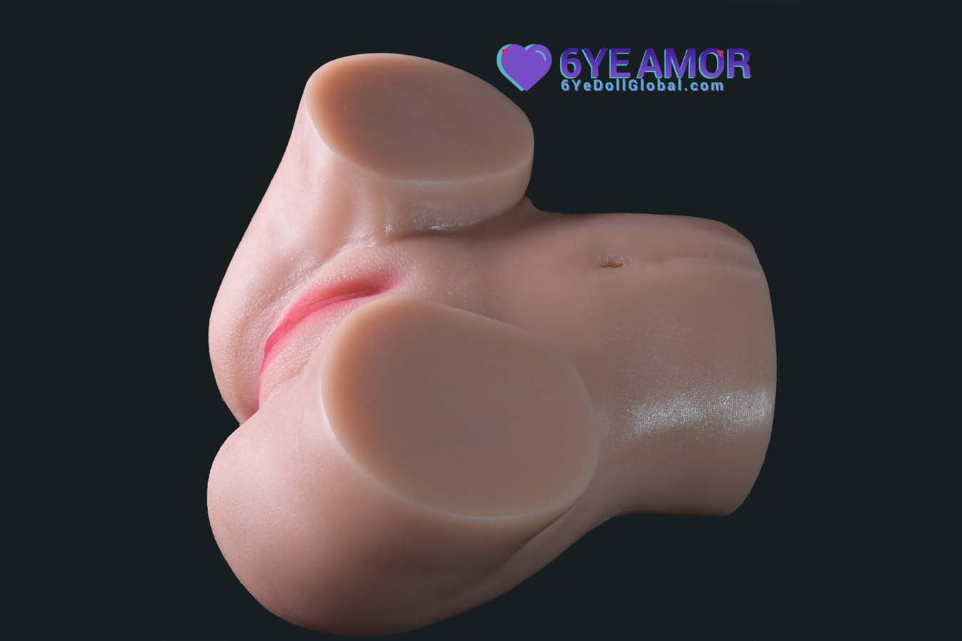 13cm (5.1") Double Holes Huge Ass Masturbator (Model# LY0006)