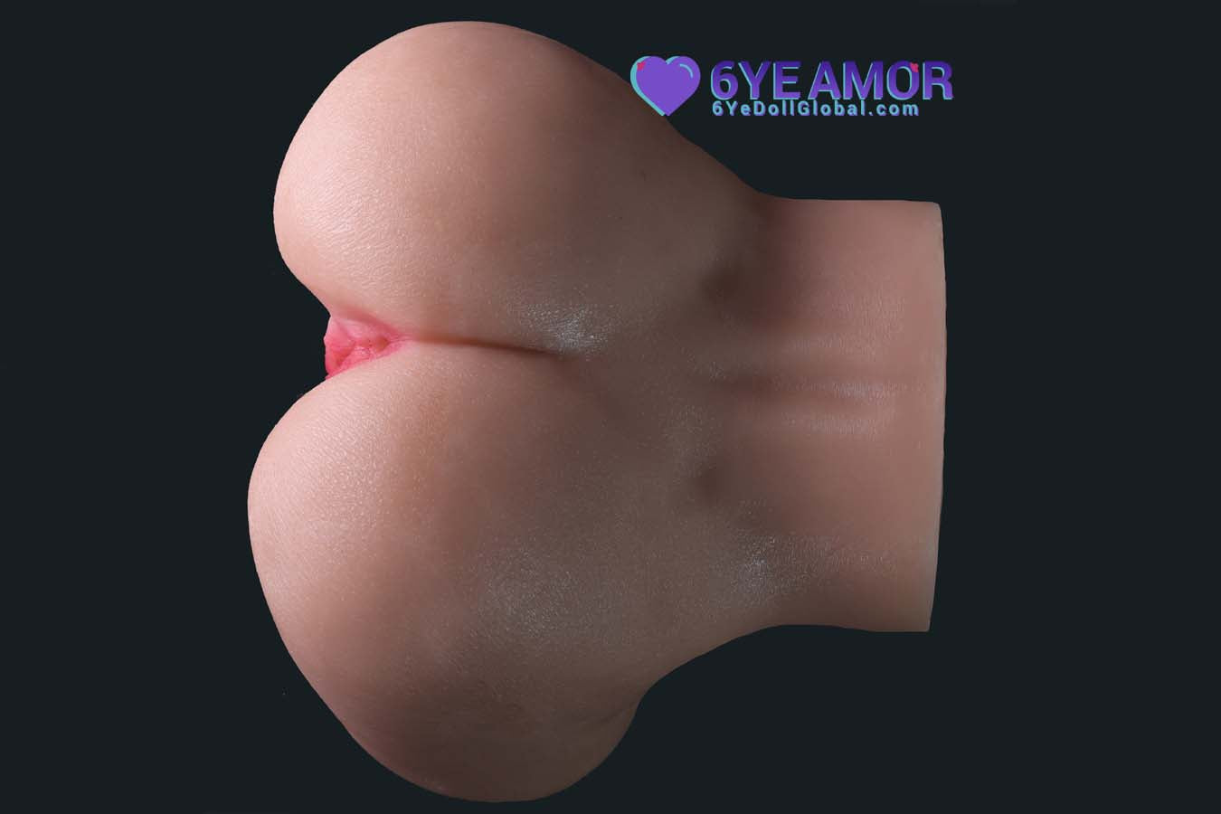 13cm (5.1") Double Holes Huge Ass Masturbator (Model# LY0006)