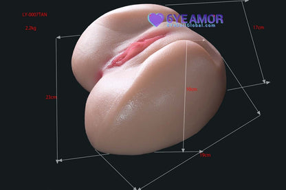 10cm (3.9") Handy Real Size Masturbator (Model# LY0007)