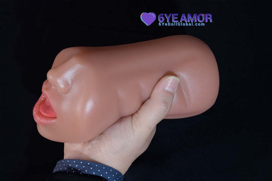 9.5cm (3.7") Blowjob Mouth Masturbator (Model# LY0010)