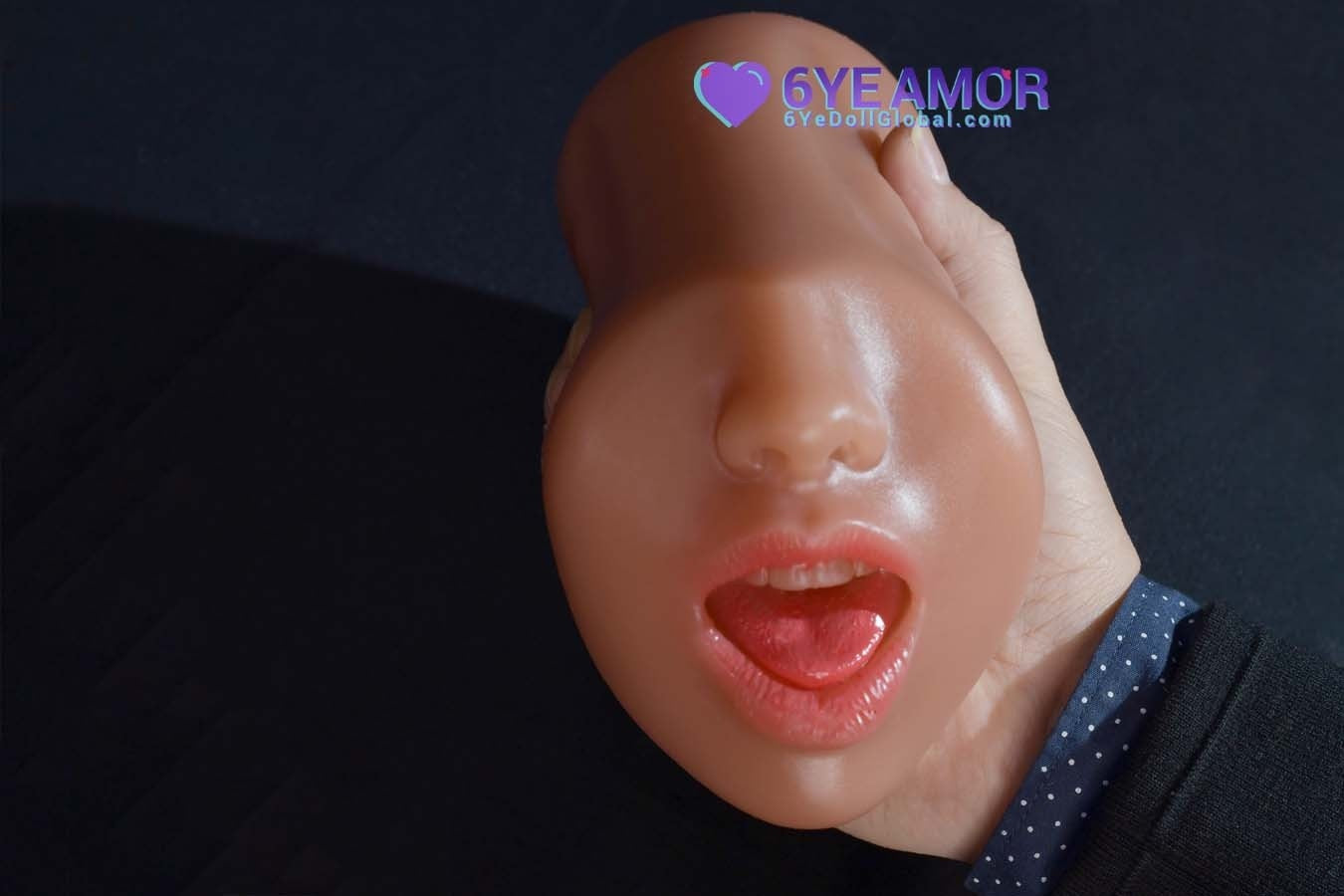 9.5cm (3.7") Blowjob Mouth Masturbator (Model# LY0010)