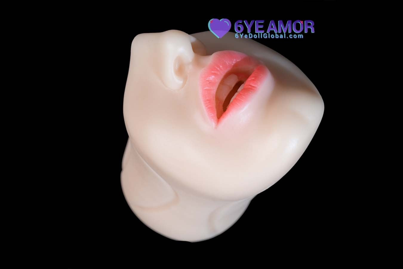 10cm (3.9") Blowjob Mouth with Teeth Masturbator ( Model# LY0011)