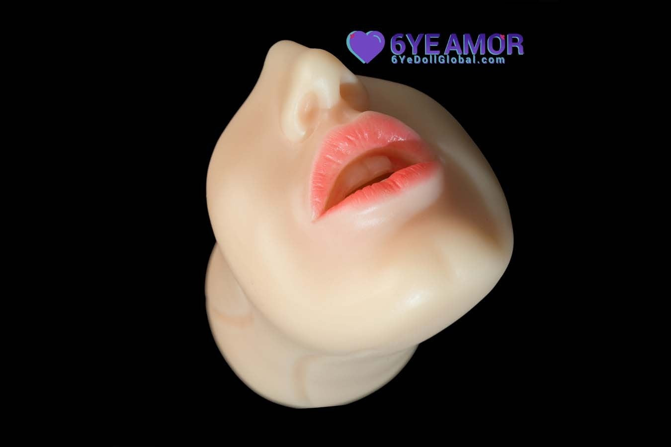 10cm (3.9") Blowjob Mouth with Teeth Masturbator ( Model# LY0011)