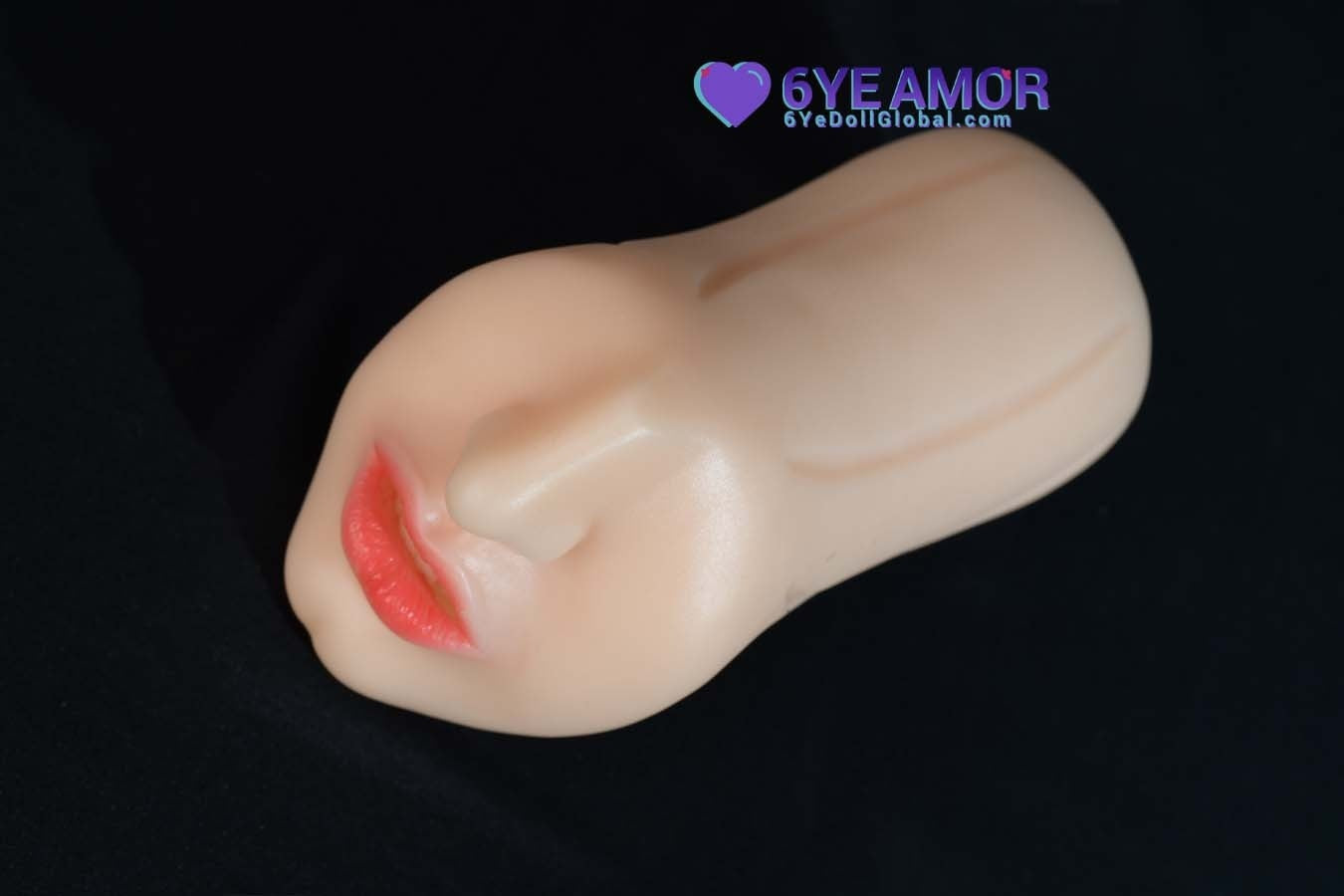10cm (3.9") Blowjob Mouth with Teeth Masturbator ( Model# LY0011)