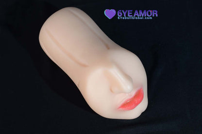 10cm (3.9") Blowjob Mouth with Teeth Masturbator ( Model# LY0011)