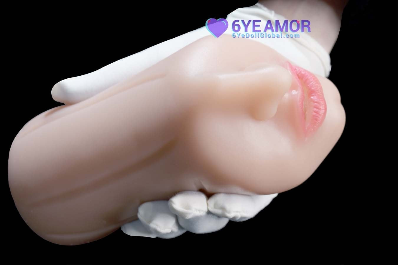 10cm (3.9") Blowjob Mouth with Teeth Masturbator ( Model# LY0011)