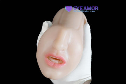 10cm (3.9") Blowjob Mouth with Teeth Masturbator ( Model# LY0011)