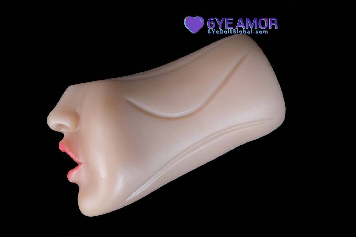 10cm (3.9") Blowjob Mouth with Teeth Masturbator ( Model# LY0011)