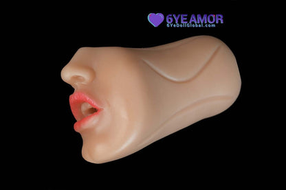10cm (3.9") Blowjob Mouth with Teeth Masturbator ( Model# LY0011)