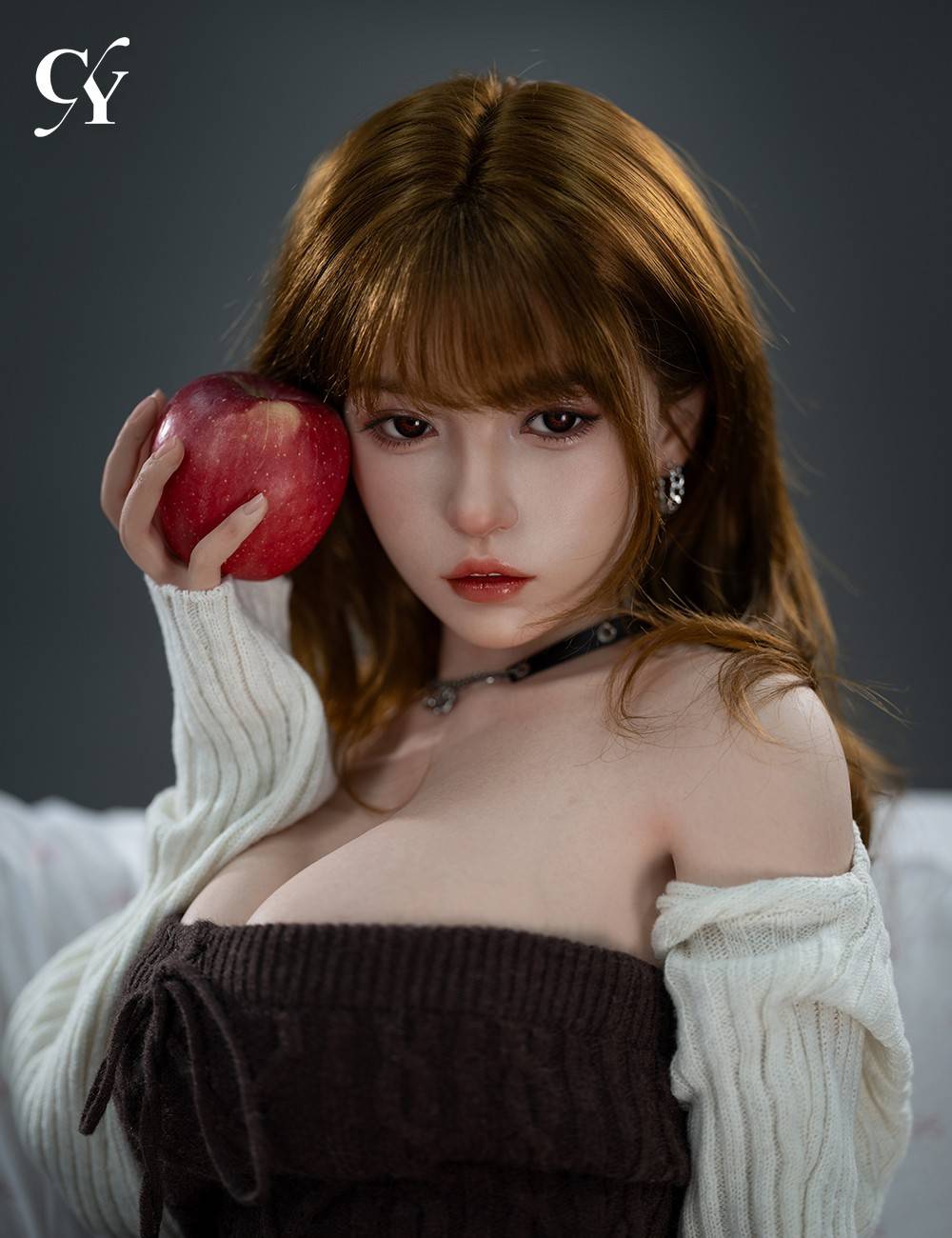 157cm (5ft2") Asian Petite Redhead Sex Doll - D-Cup- Liang
