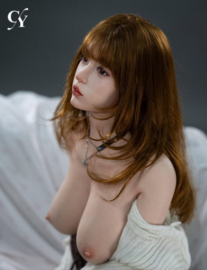 157cm (5ft2") Asian Petite Redhead Sex Doll - D-Cup- Liang