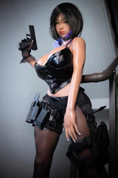 153cm (5ft0") Gun Girl Fantasy TPE Sex Doll - H-Cup - In Stock | US Only
