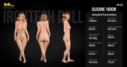 [Pornstar Sex Doll] 160cm/5ft3 D-cup Silicone Sex Doll – Eila Adams